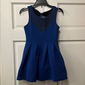 Knitworks Royal Blue Girls Size 7 Dress